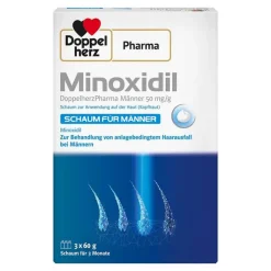 Minoxidil Doppelherzpharma Männer 50 mg / g Schaum, 3X60 g