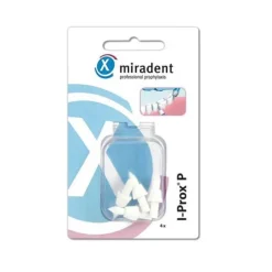 Miradent Ersatz Spitzbürsten I-Prox P weiß soft, 4 St