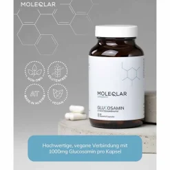 Moleqlar Glucosamin D-Glucosaminsulfate Kapseln, 90 St