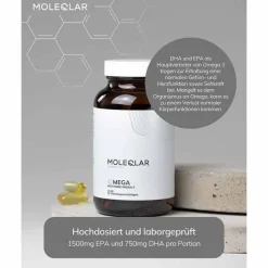 Moleqlar Qmega high Dose Omega-3 Kapseln, 90 St