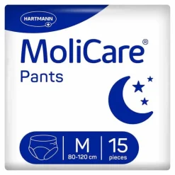 Molicare Pants Night Inkontinenzhosen Größe M, 15 St> Windeln & Pants