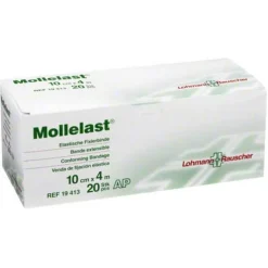 Mollelast 10cmx4m weiß, 20 St
