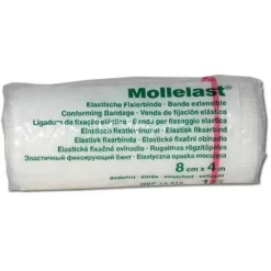 Mollelast 8cmx4m weiß, 1 St> Mullbinden
