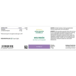 Heidelberger Chlorella Molybdän Kapseln, 60 St> Enzyme