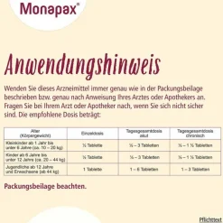 Monapax Tabletten, 40 St>Kinder Hustenstiller Kinder|Hustenstiller