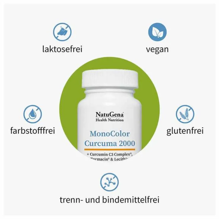 Monocolor Curcuma 2000 Kapseln, 90 St
