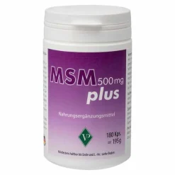 MSM 500 mg plus Kapseln, 180 St