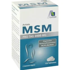 MSM 2000 mg Tabletten, 120 St