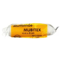 Mubitex Mullbinden 8cm einze, 1 St