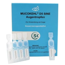 Mucokehl D 5 sine Augentropfen, 10X0.5 ml