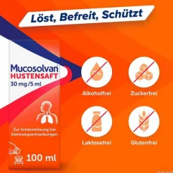 Mucosolvan Hustensaft, 100 ml