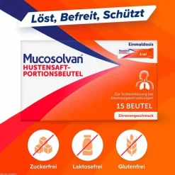 Mucosolvan Hustensaft-Portionsbeutel, 15X5 ml><noscript><img width=