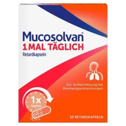 Mucosolvan 1x täglich Retardkapseln, 10 St