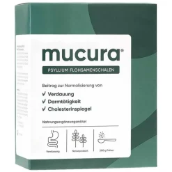 Mucura Flohsamenschalen Pulver, 200 g> Verdauung