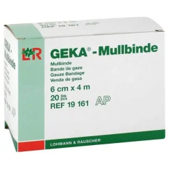 GEKA Mullbinden 6cmx4m, 20 St> Mullbinden