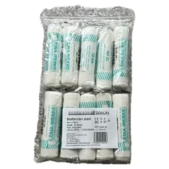 Mullbinden 4mx12cm elastisch, 10 St