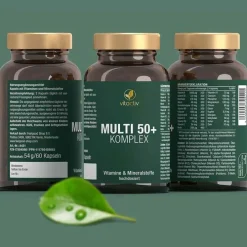 Feelgood Multi 50 + Vitamin- & Mineralstoff-Komplex Kapseln, 60 St> Multivitamine