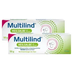 Multilind Heilsalbe mit Nystatin und Zinkoxid, 2X50 g