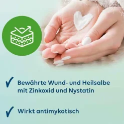 Multilind Heilsalbe mit Nystatin und Zinkoxid, 2X50 g