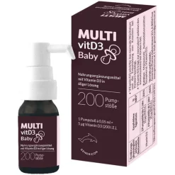 Multivit D3 Baby Pumplösung, 10 ml> Vitamin D (Colecalciferol)
