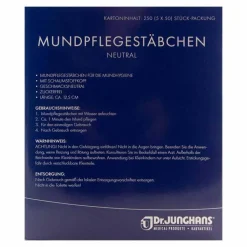 Mundpflegestäbchen Schaumstoff neutral, 250 St