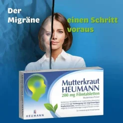 Heumann Mutterkraut 200 mg Filmtabletten, 90 St> Migräne Tabletten