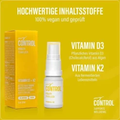 MY Control Vitality Vitamin D3 + K2 Spray, 10 ml> Vitamin K|Vitamin D (Colecalciferol)