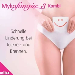 Mykofungin 3 Kombi 200 mg Vaginaltabletten + 10 mg / g Creme, 1 P