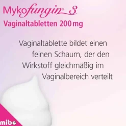 Mykofungin 3 Vaginaltabletten 200 mg, 3 St