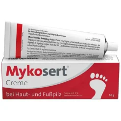 Mykosert Creme bei Haut- und Fußpilz, 50 g> Hautpilz Creme|Fußpilz Creme