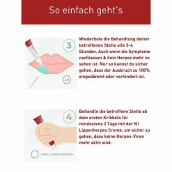 N1 Lippenherpes Creme, Packungsgröße 4 g, 2 g