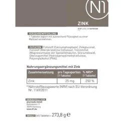 N1 Zink Tabletten, 365 St