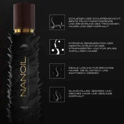 Everett Cosmetics Nanoil Haaröl High Porosity Hair, 100 ml> Haarkur & Balsam
