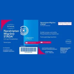 Naratriptan Migräne STADA® 2,5 mg Filmtabletten, 2 St