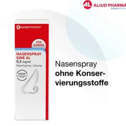 Aliud Pharma NASENSPRAY SINE AL 0,5 mg/ml, 10 ml>Kinder Nasenspray Kinder|Nasenspray Allergie