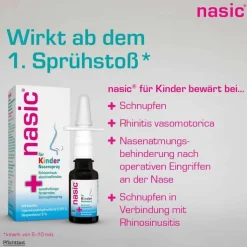 nasic für Kinder Nasenspray, 2x10 ml