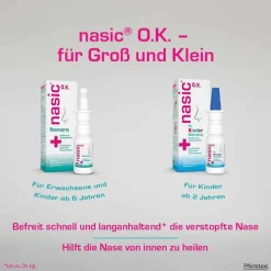 nasic für Kinder O.K. Nasenspray ohne Konservierungsstoffe, 10 ml