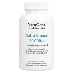 Nattokinase 20.000 + Vitamin C vegan Kapseln, 120 St