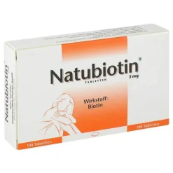Natubiotin Tabletten, 100 St> Vitamin B7 (Biotin)