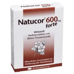Natucor 600 mg forte Filmtabletten, 20 St