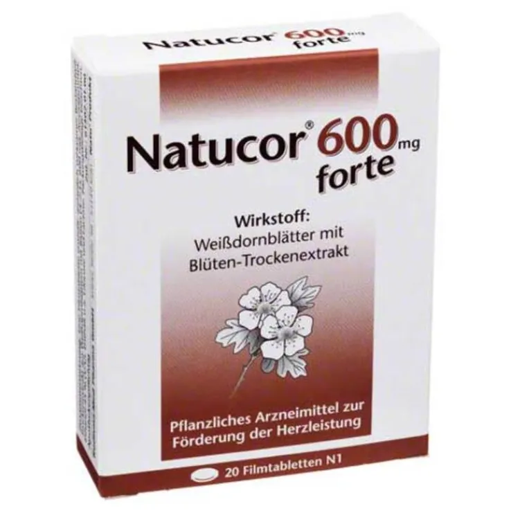 Natucor 600 mg forte Filmtabletten, 20 St