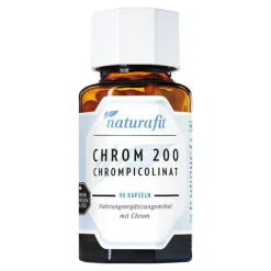 Naturafit Chrom 200 Chrompicolinat Kapseln, 90 St> Chrom