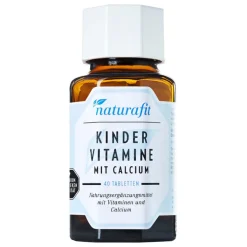 Naturafit Kindervitamine mit Calcium Lutschtbl., 40 St