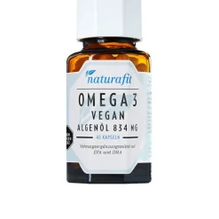 Naturafit Omega-3 vegan Algenöl 834 mg Kapseln, 45 St