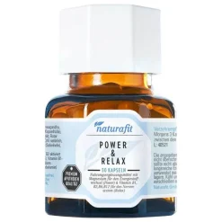 Naturafit Power & Relax Ashwagandha Rhodiola OPC Q10 BVitamin Magnesium Kps., 30 St
