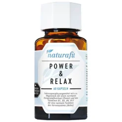 Naturafit Power & Relax Ashwagandha Rhodiola OPC Q10 BVitamin Magnesium Kps., 60 St