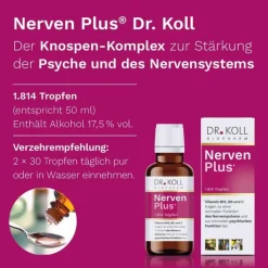 Nerven Plus Dr. Koll Gemmo Komplex Vitamin B12 B6, 50 ml