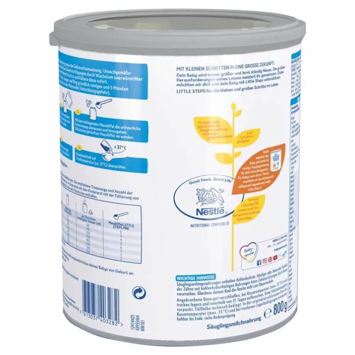 Nestle Little Steps Pre Pulver, 800 g> Babymilch