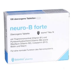 Neuro-B-forte Neuro B forte biomo Neu überzogene Tabletten, 100 St> Vitamin B Komplex