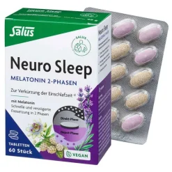 Neuro Sleep Melatonin 2-Phasen Tabletten Salus, 60 St